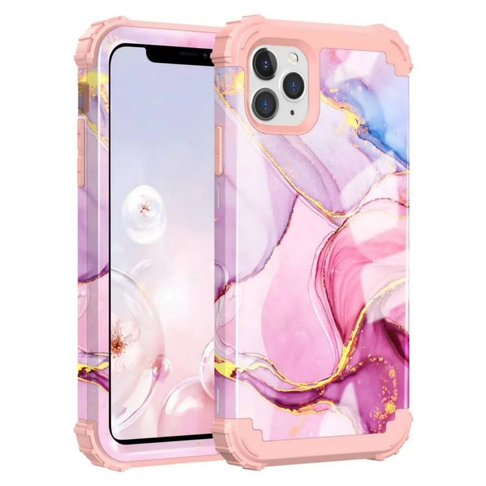Purple Marble iPhone 11 Pro Max Phone Case